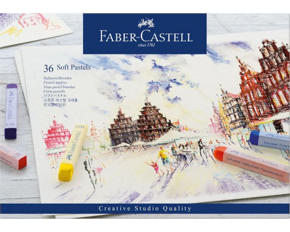 Bild 3 Faber-Castell, Creative Studio Softpastellkreide, 36er Kartonetui