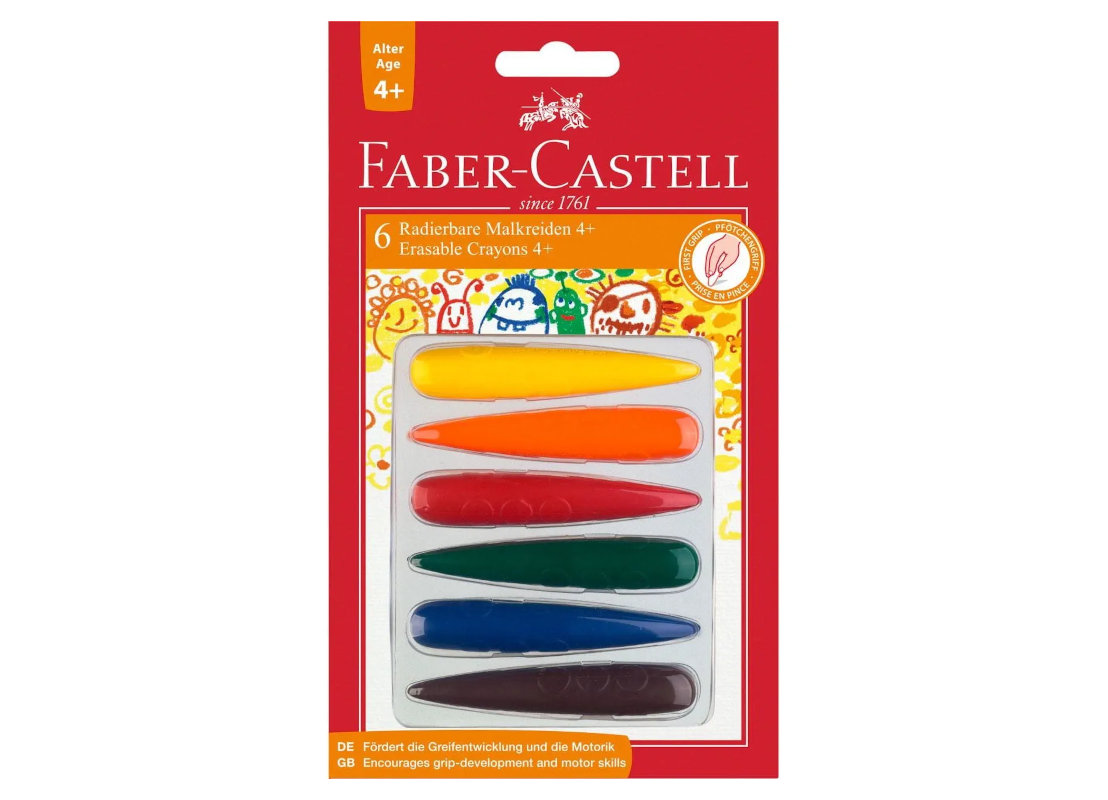 Bild 1 Faber-Castell Malkreide Finger, 6 Stück