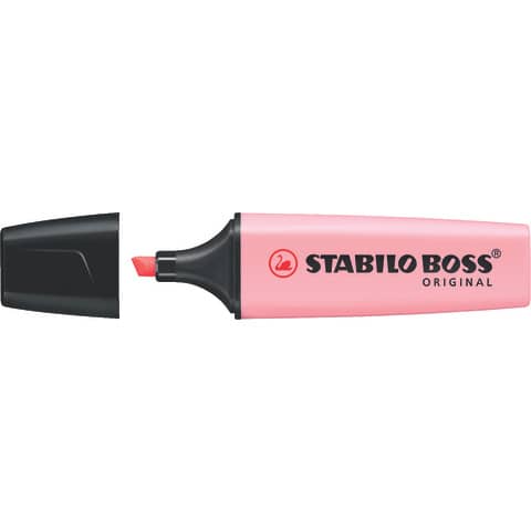 STABILO BOSS ORIGINAL Textmarker 70/129 pastell rosa rosiges Rouge