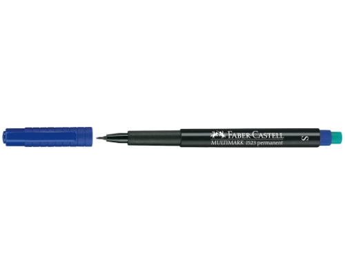 FABER-CASTELL MULTIMARK permanent S blau CD-Marker Folienstift