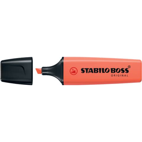 STABILO BOSS ORIGINAL Textmarker 70/140 pastell Korallrot