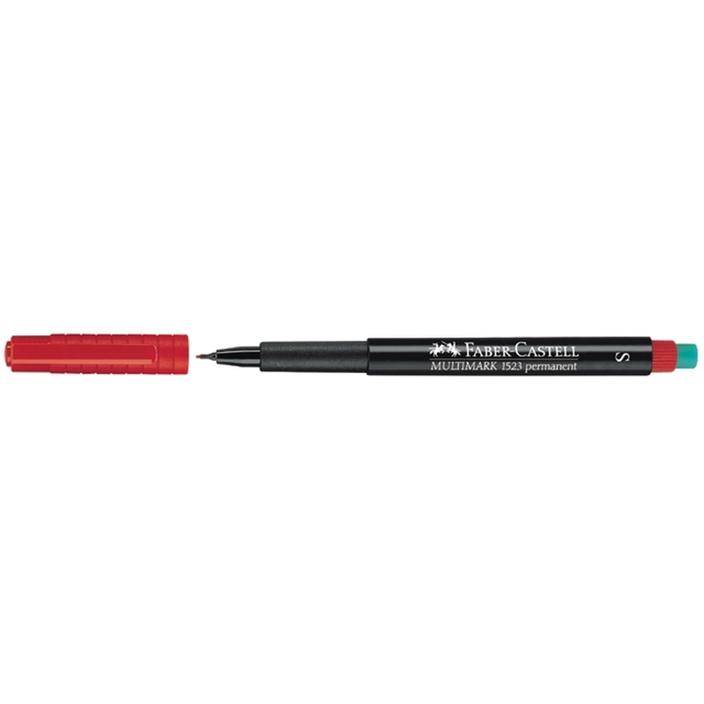 FABER-CASTELL MULTIMARK permanent S rot CD-Marker Folienstift