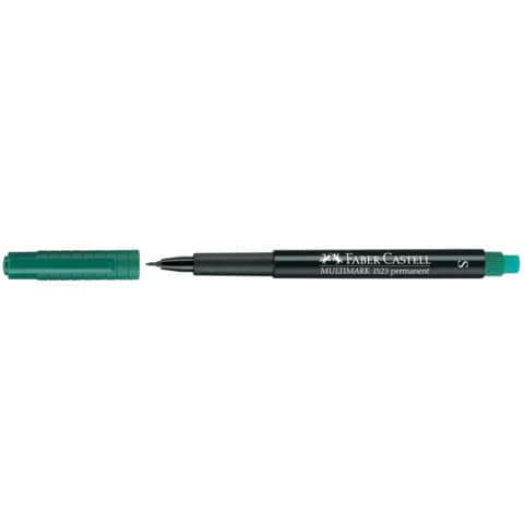 FABER-CASTELL MULTIMARK permanent S grün CD-Marker Folienstift