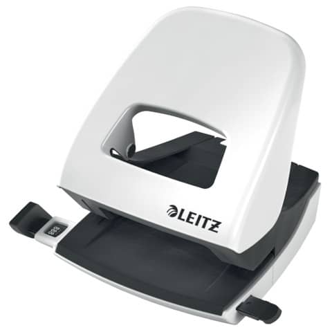 LEITZ Locher WOW 5008-10-01 30 Blatt perlweiß