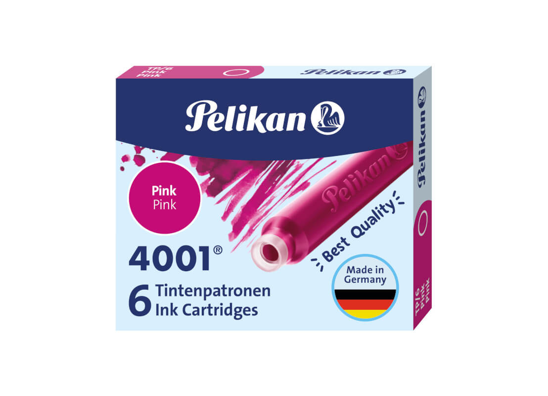 Bild 1 Pelikan Tintenpatronen 4001 kurz pink VE6