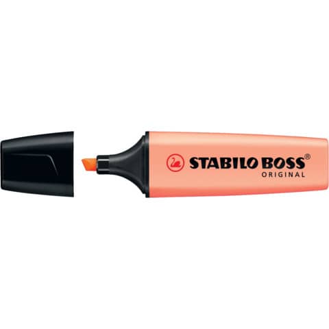 STABILO BOSS ORIGINAL Textmarker 70/126 cremige pastell Pfirsichfarbe