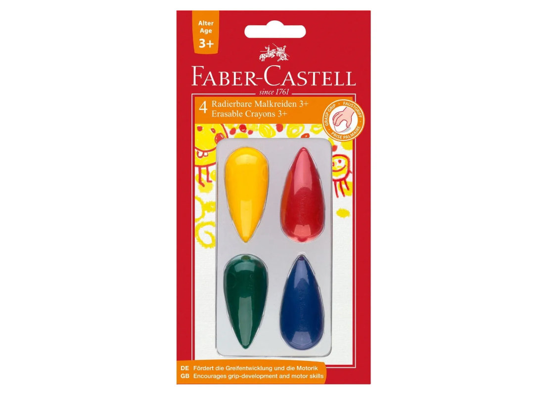 Bild 1 Faber-Castell Malkreide Finger, 4 Stück