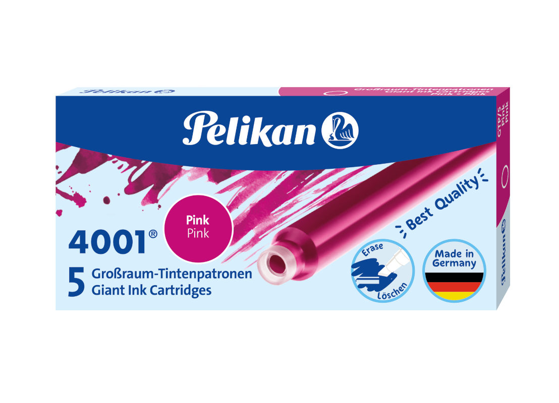 Bild 1 Pelikan Tintenpatronen 4001 lang pink VE5