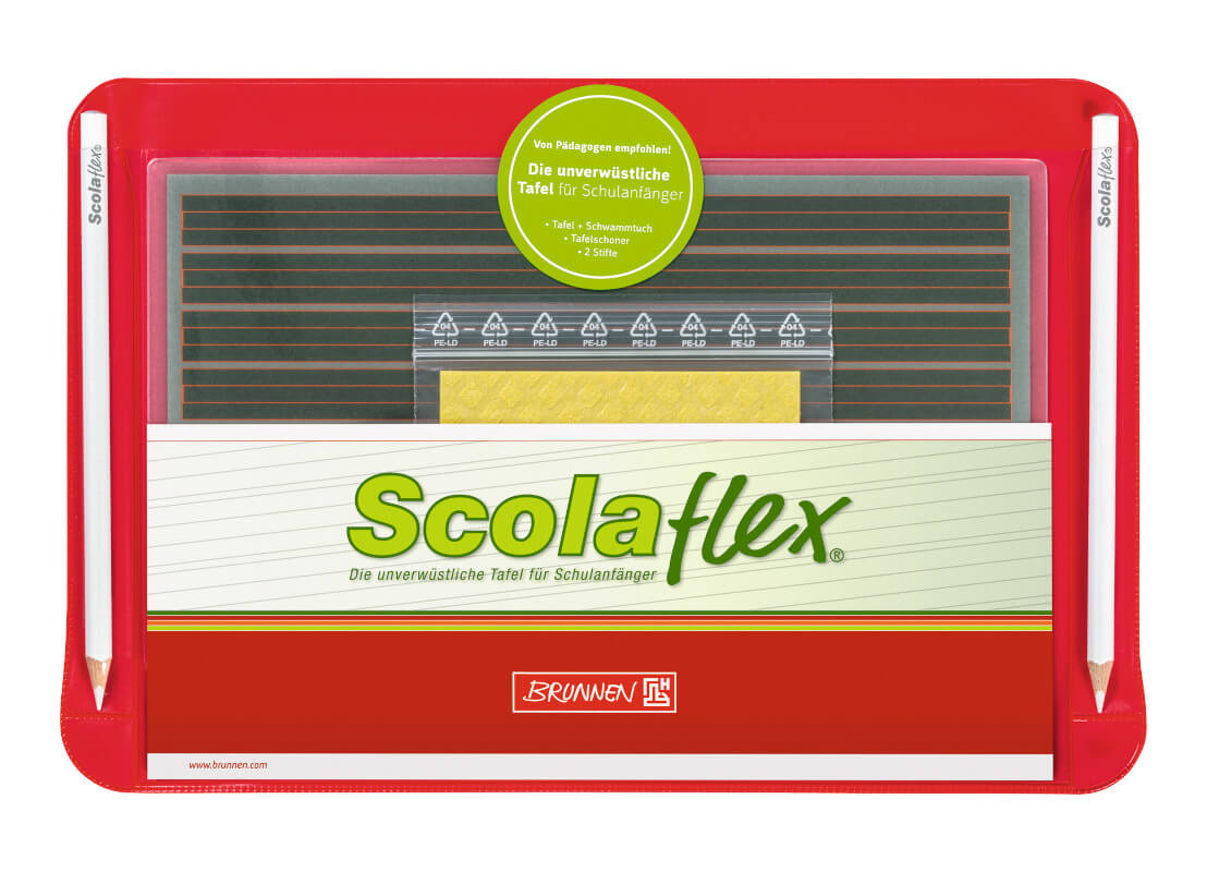 Bild 1 Schülertafel-Set Original Scolaflex® L1A, Kunststoff, 25,9 x 17,7 cm, schwarz