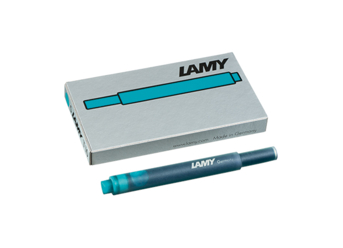 Bild 1 Lamy Tintenpatrone T10 türkis VE5